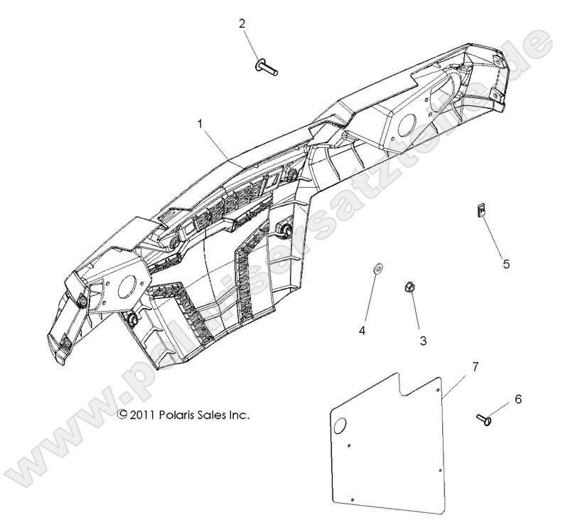BODY, REAR BUMPER