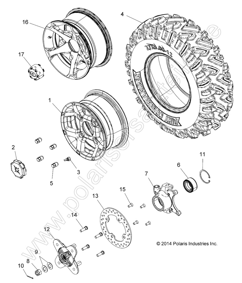 WHEELS, FRONT WHEELS, FRONT