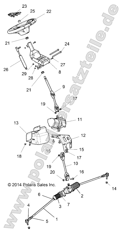 Steering, Steering Asm.