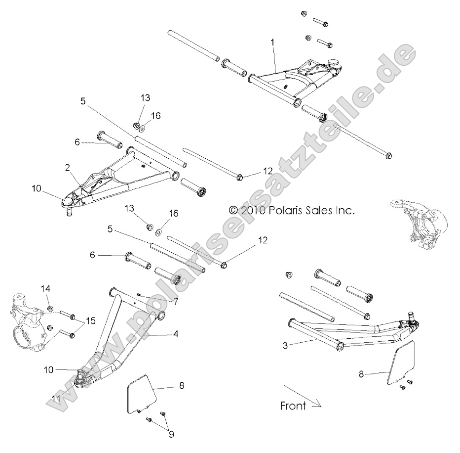 Suspension, Front Control Arms Suspension, Front Control Arms