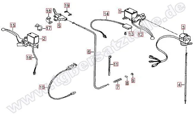 Schalter-Hebel Schalter-Hebel