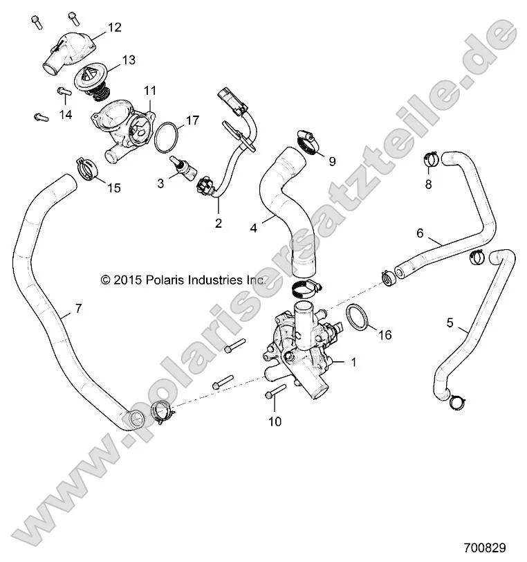 Engine, Waterpump and Bypass