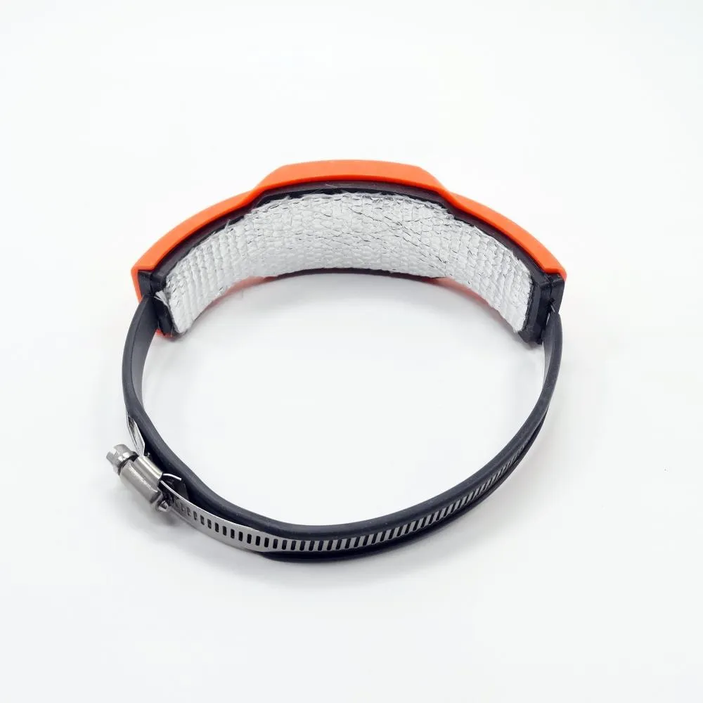 Racing Endschalldämpfer Protektor Universal Hexagonal orange