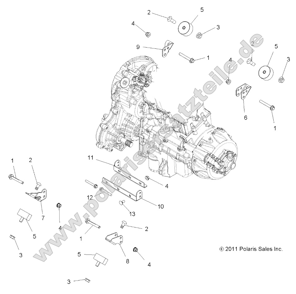 Engine, Mounting