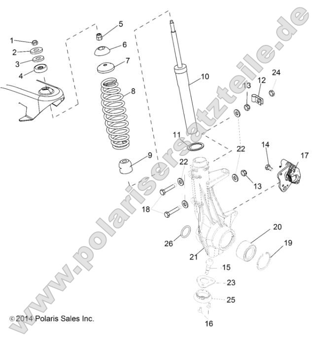 Suspension, Front Strut Suspension, Front Strut