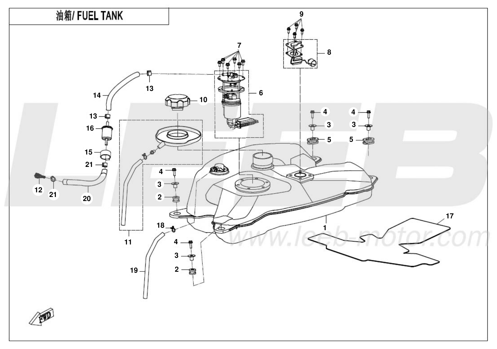 F12-V3 FUEL TANK