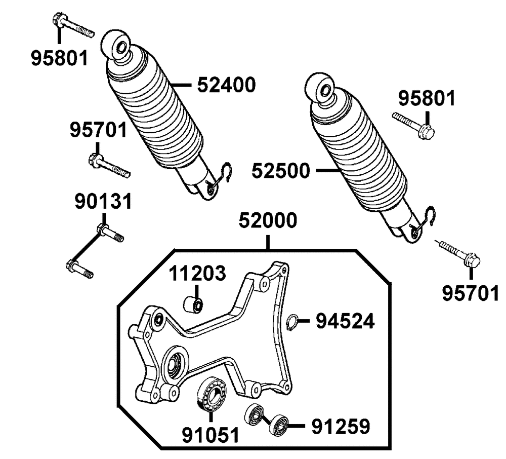 Stossdämpfer hinten Stossdämpfer hinten