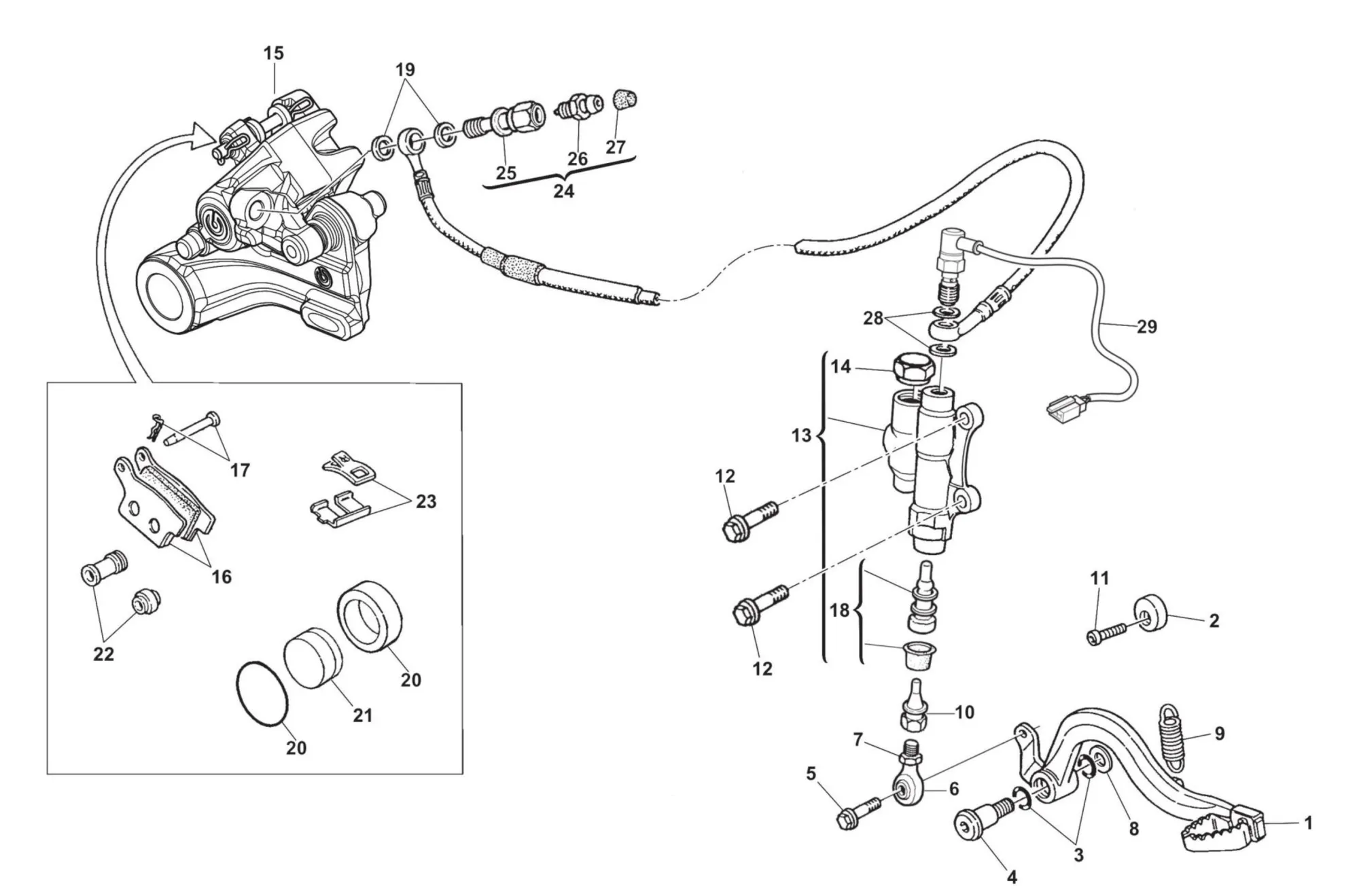 Bremssystem hinten Bremssystem hinten