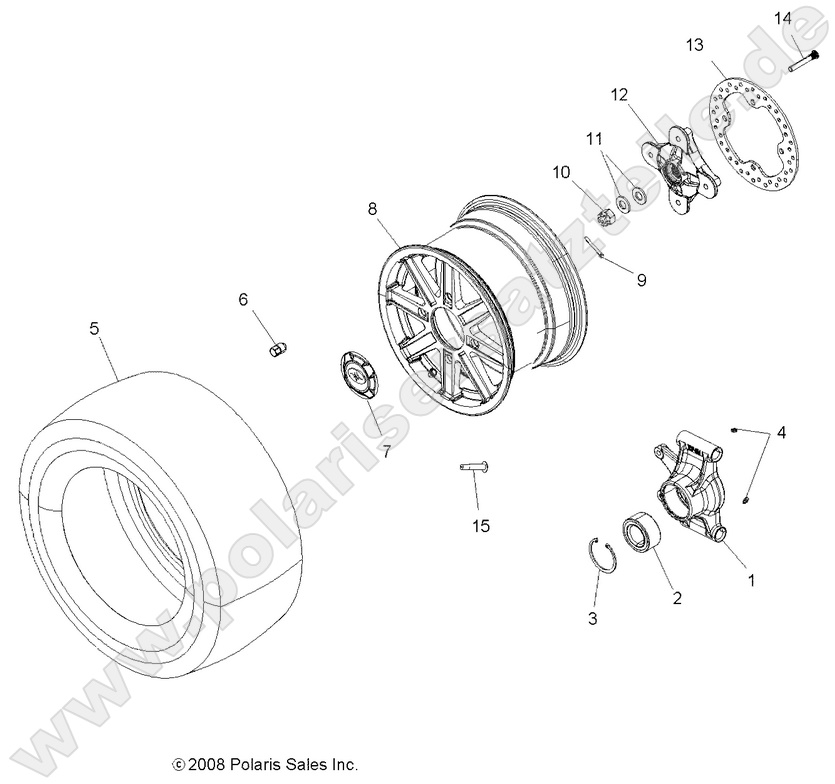 WHEELS, REAR and HUB