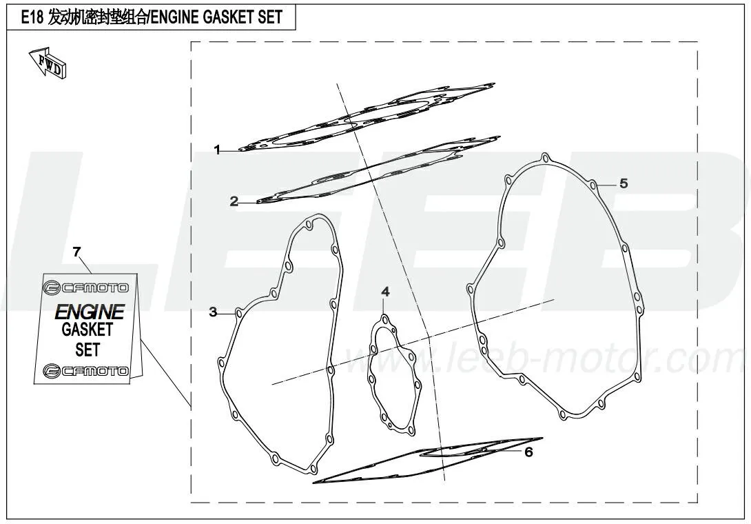 Motor-Dichtungssatz Motor-Dichtungssatz