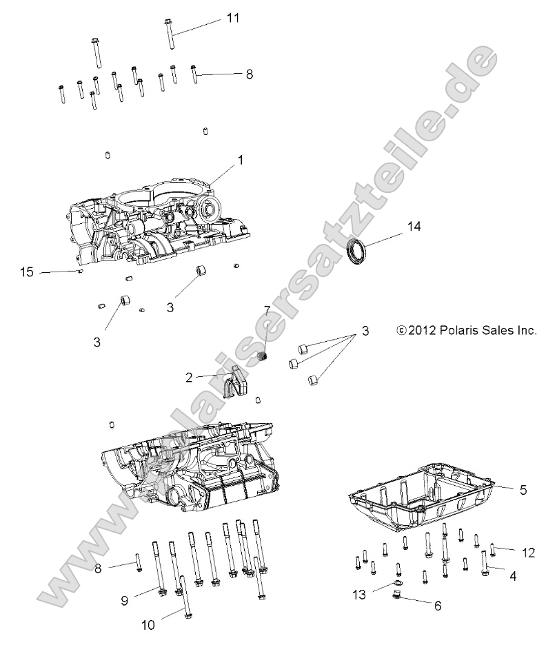 Engine, Crankcase Engine, Crankcase