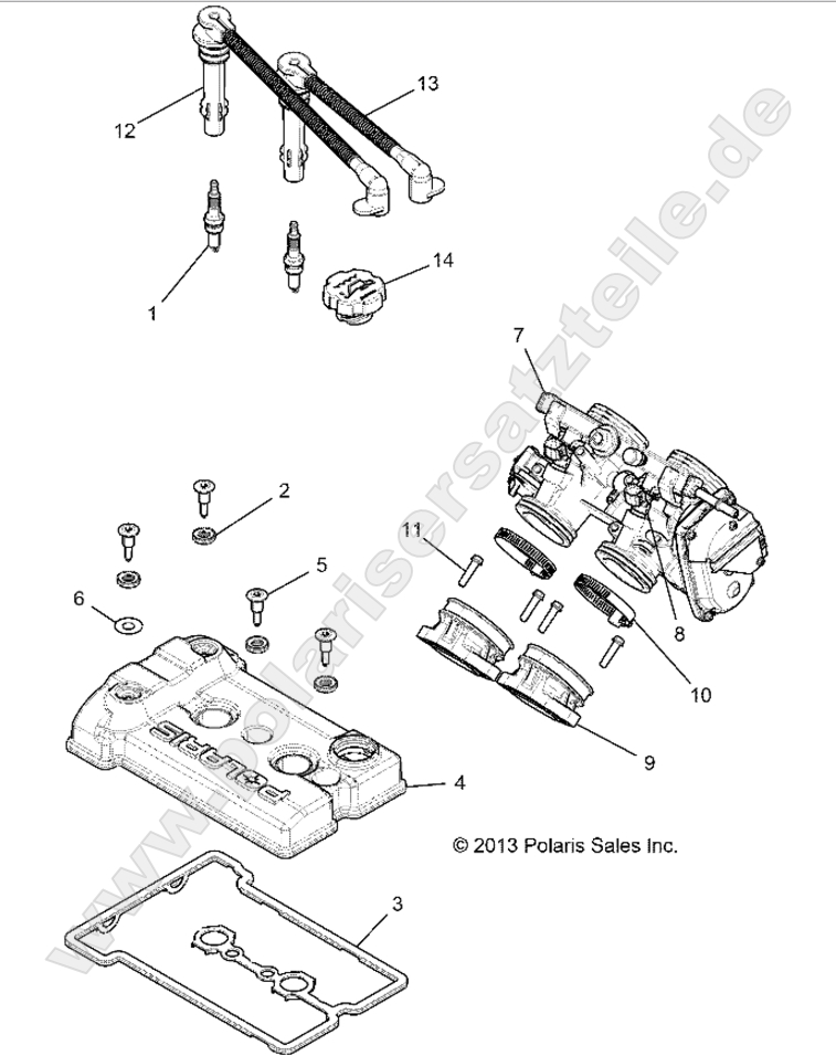 ENGINE, THROTTLE BODY AND VALVE COVER ENGINE, THROTTLE BODY AND VALVE COVER