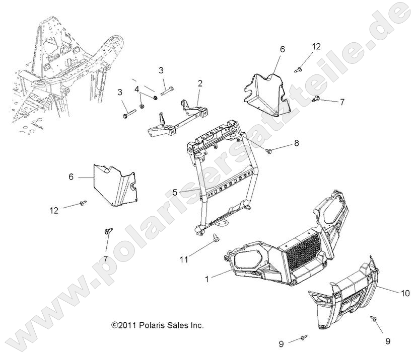 BODY, FRONT BUMPER and MOUNTING BODY, FRONT BUMPER and MOUNTING