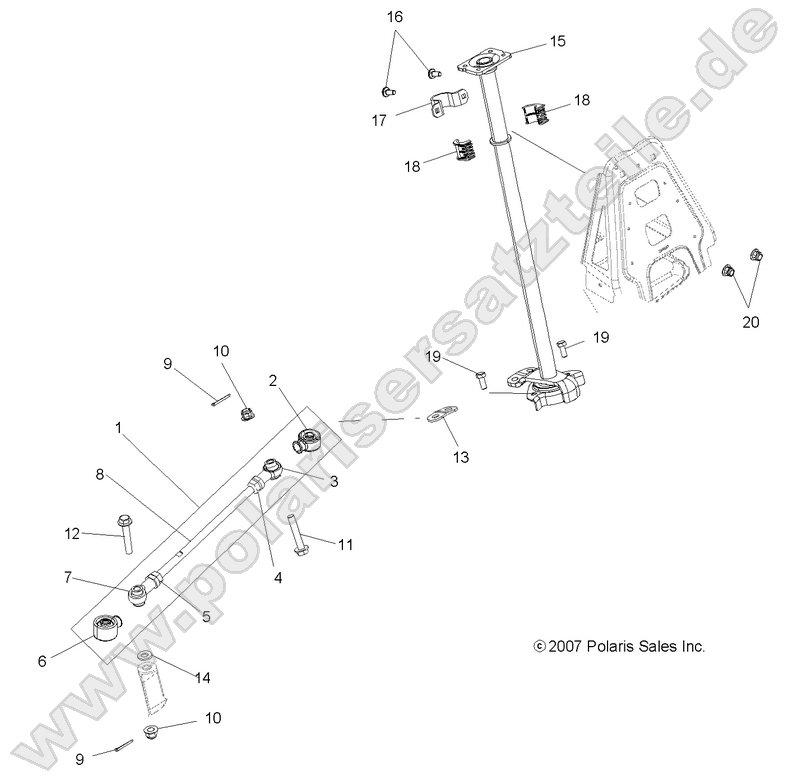 STEERING, STEERING POST ASM. STEERING, STEERING POST ASM.