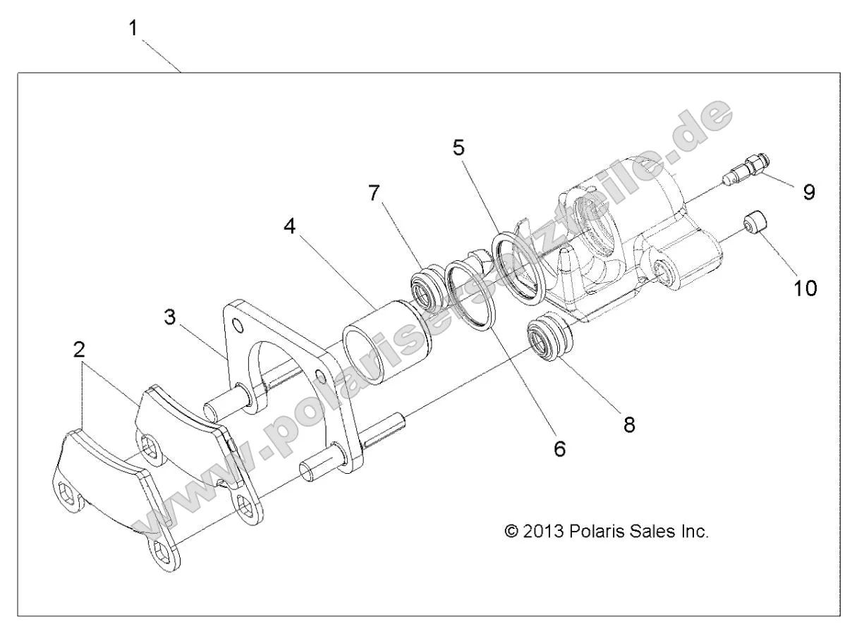 Brakes, Caliper, Rear Brakes, Caliper, Rear