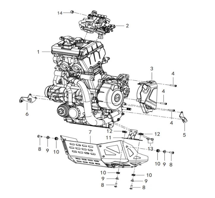 Motor komplett Motor komplett