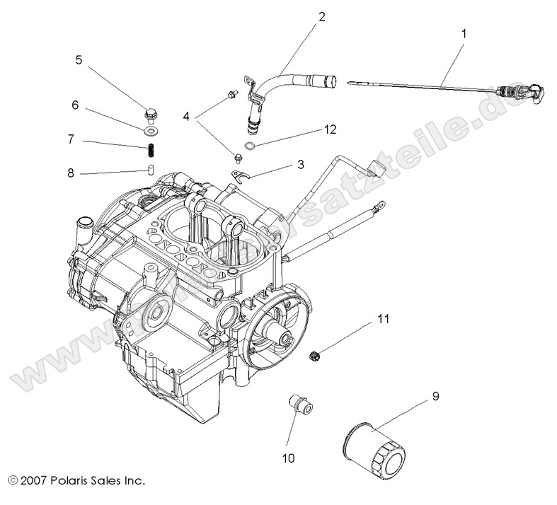 ENGINE, DIPSTICK and OIL FILTER