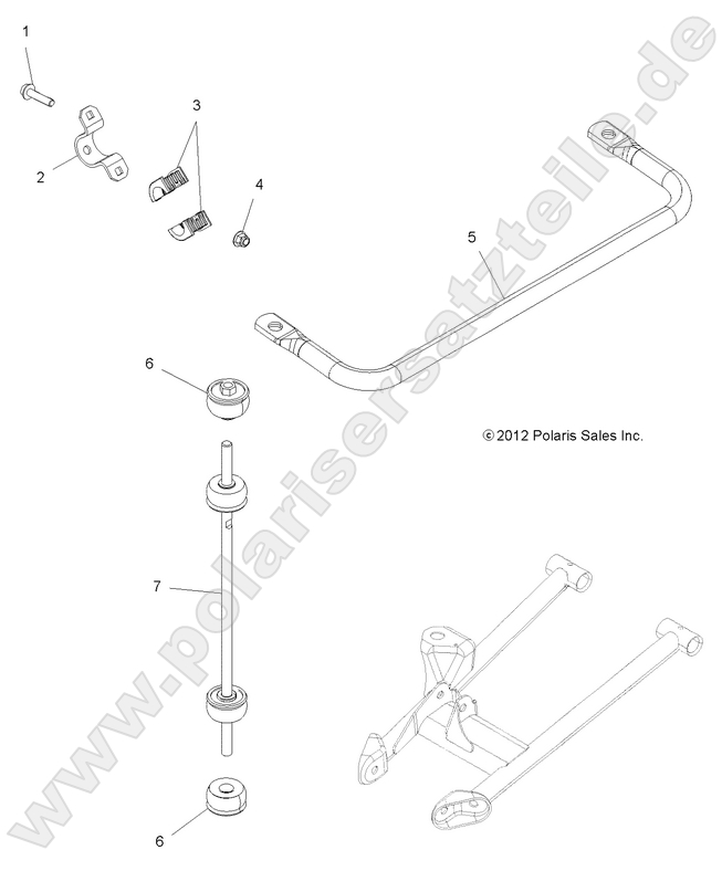 SUSPENSION, STABILIZER BAR SUSPENSION, STABILIZER BAR