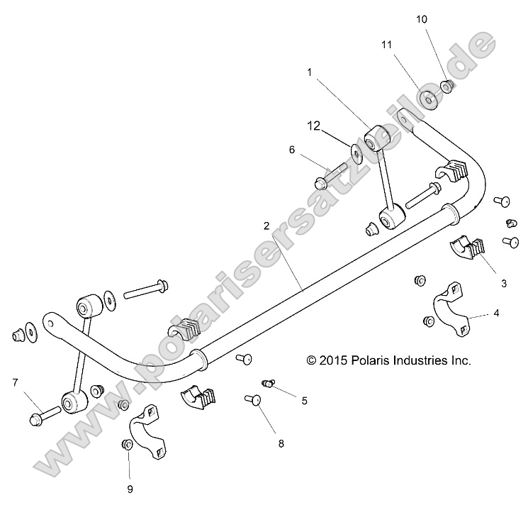 Suspension, Stabilizer Bar, Rear Suspension, Stabilizer Bar, Rear