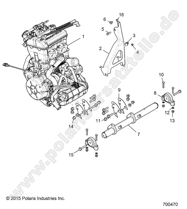 ENGINE, MOUNTING ENGINE, MOUNTING
