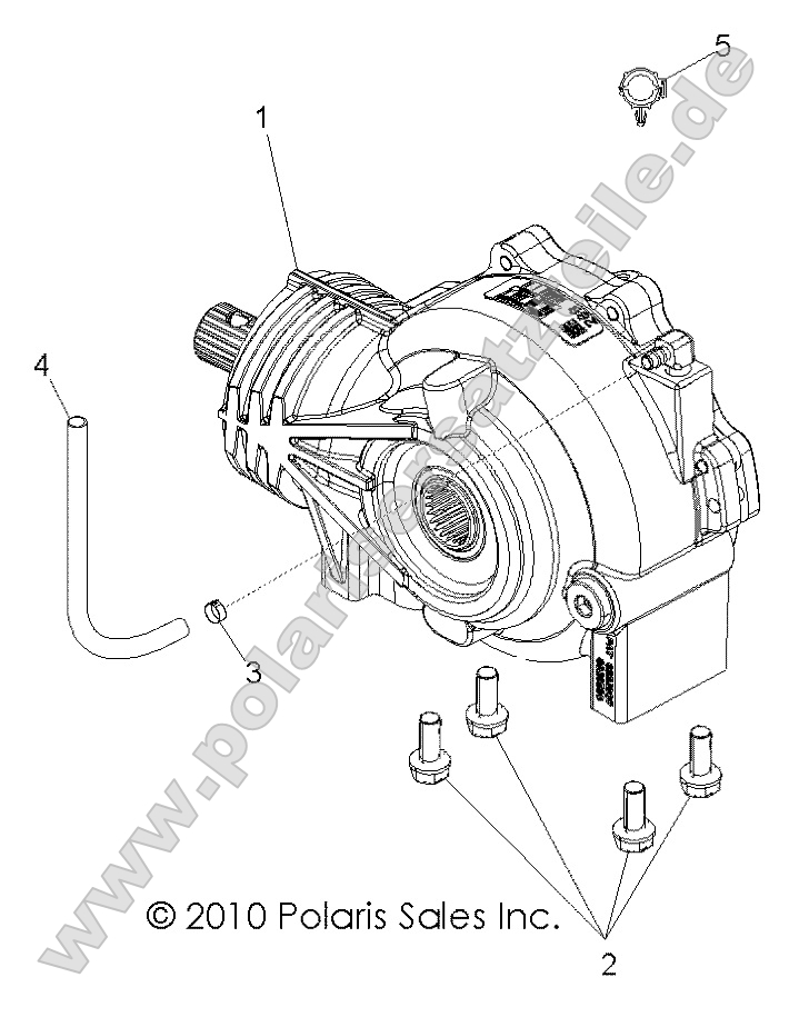 Drive Train, Front Gearcase Drive Train, Front Gearcase
