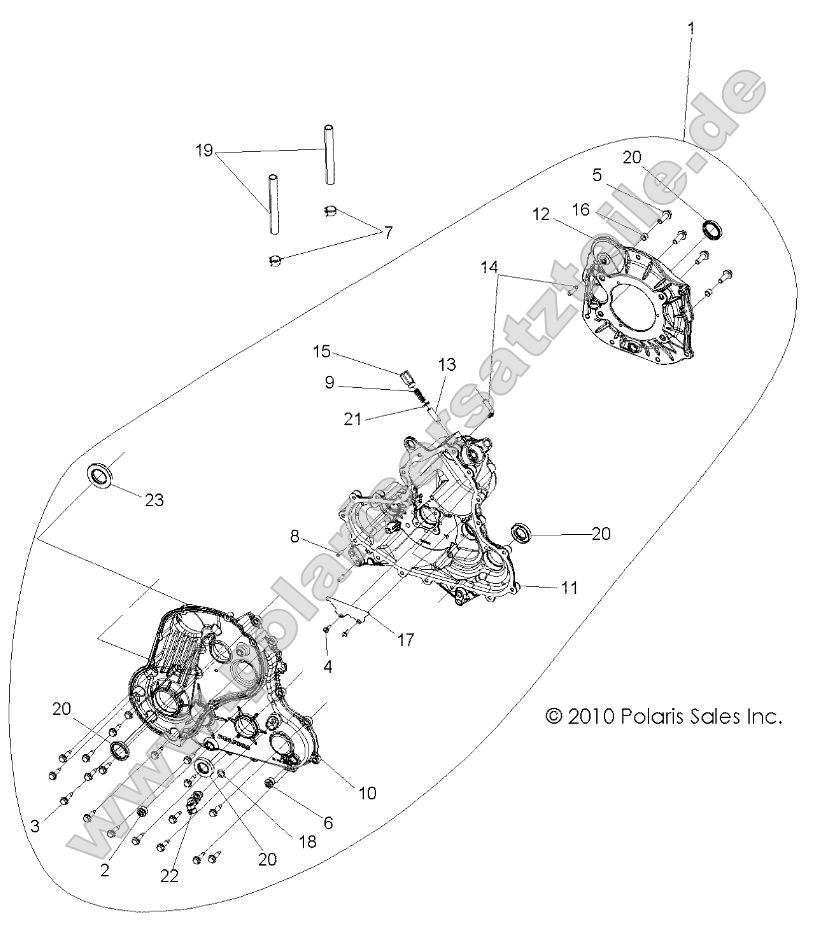 Drive Train, Main Gearcase