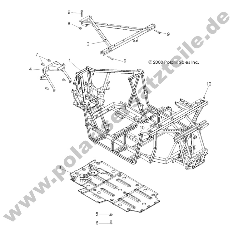 CHASSIS, MAIN FRAME and SKID PLATE CHASSIS, MAIN FRAME and SKID PLATE