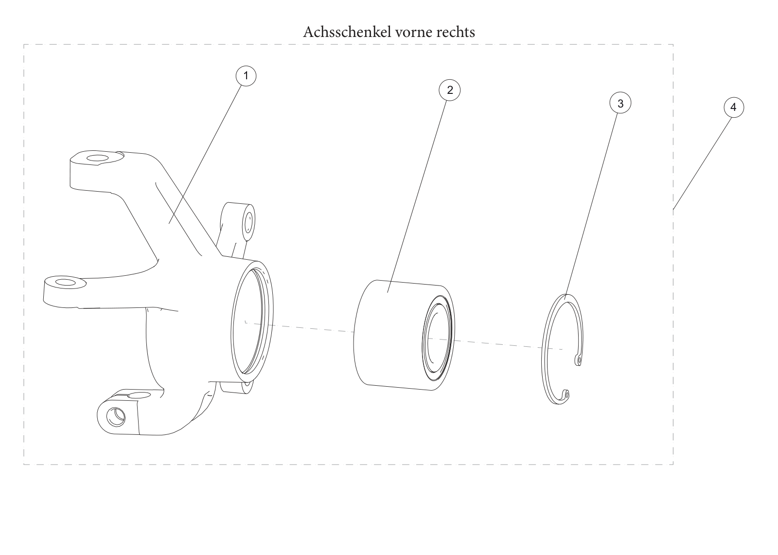 Achsschenkel vorne rechts Achsschenkel vorne rechts