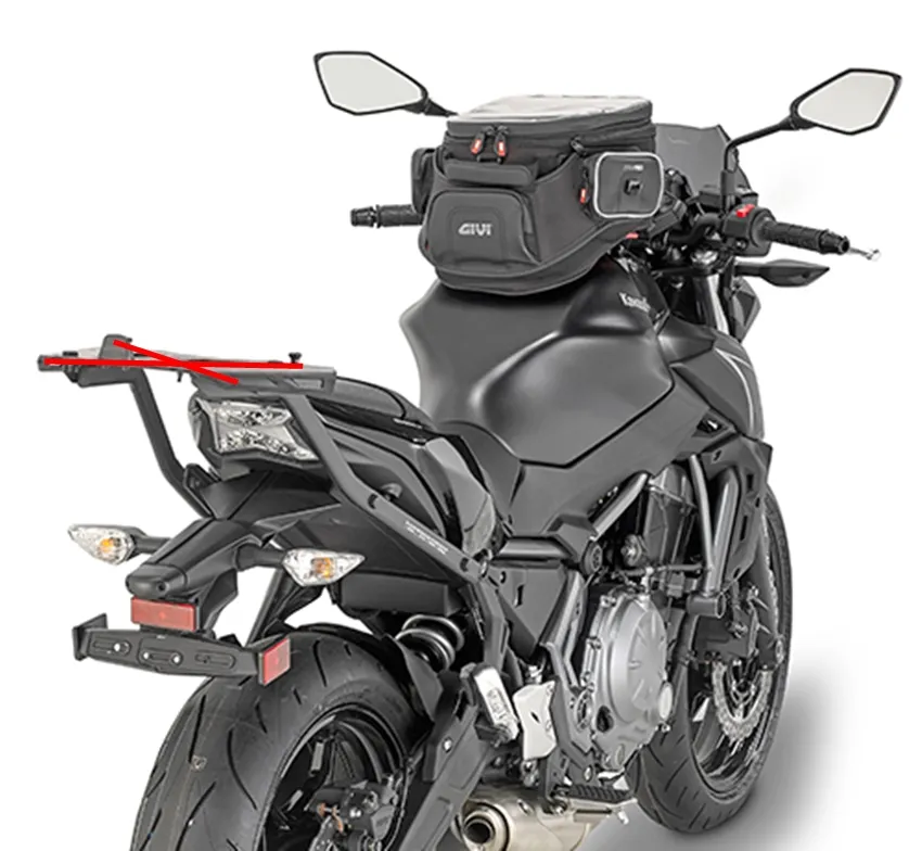 Givi Topcaseträger für Monokey und Monolock Koffer - Kawasaki Z 650 2017-23