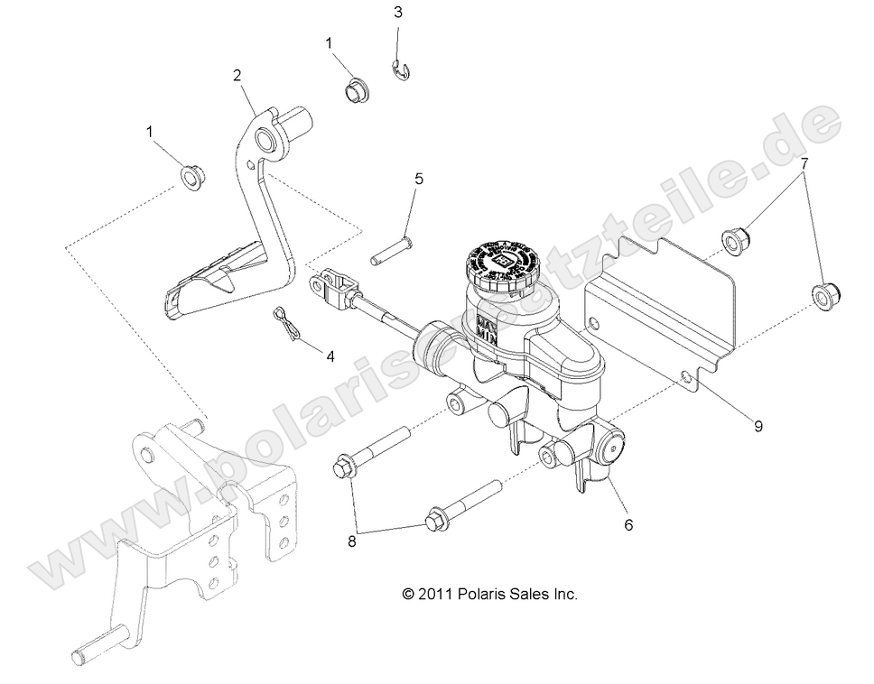 BRAKES, PEDAL and MASTER CYLINDER BRAKES, PEDAL and MASTER CYLINDER