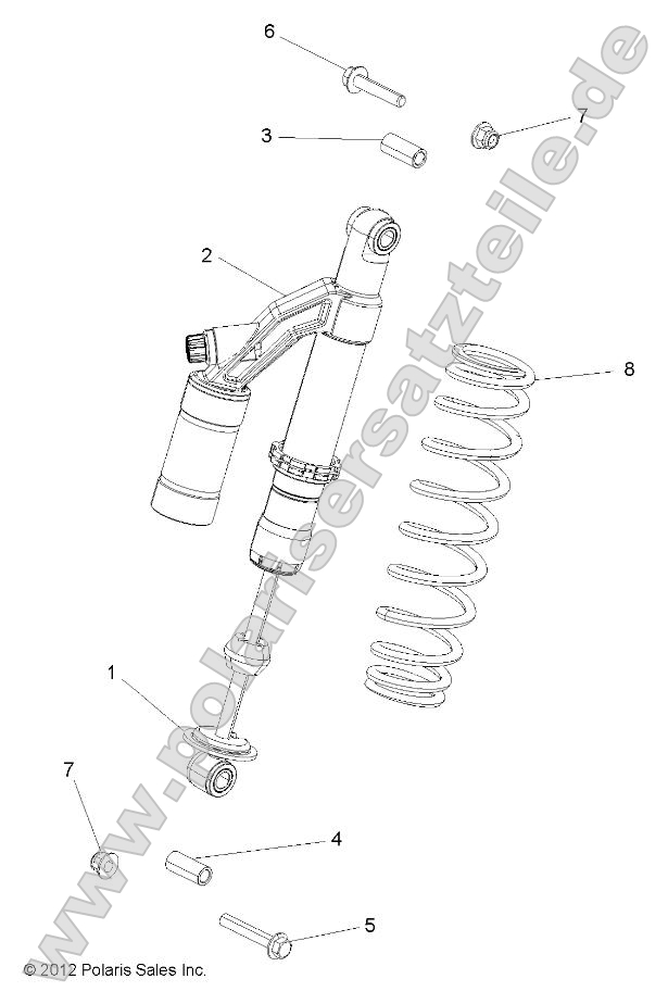 Suspension, Shock, Rear, Mounting Suspension, Shock, Rear, Mounting