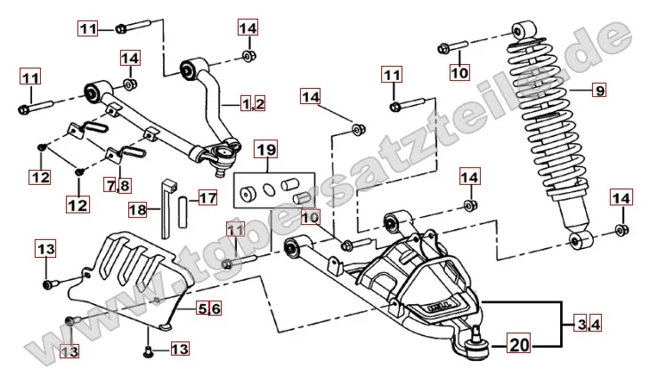 Federbein vorne Federbein vorne