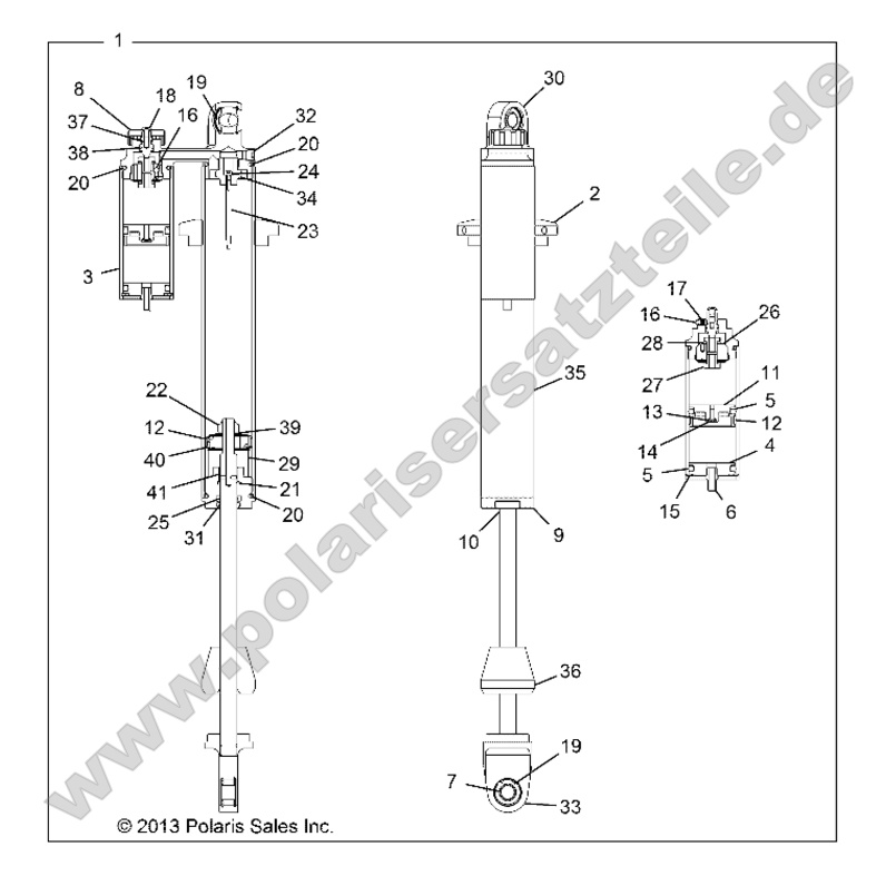 SUSPENSION, FRONT SHOCK SUSPENSION, FRONT SHOCK
