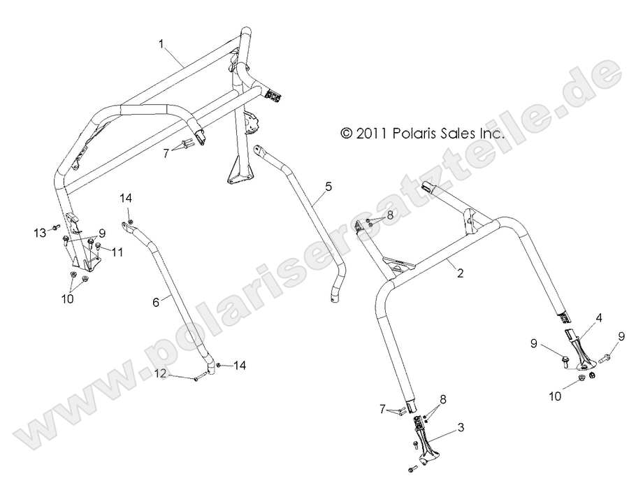 CHASSIS, CAB FRAME and SIDE BARS CHASSIS, CAB FRAME and SIDE BARS