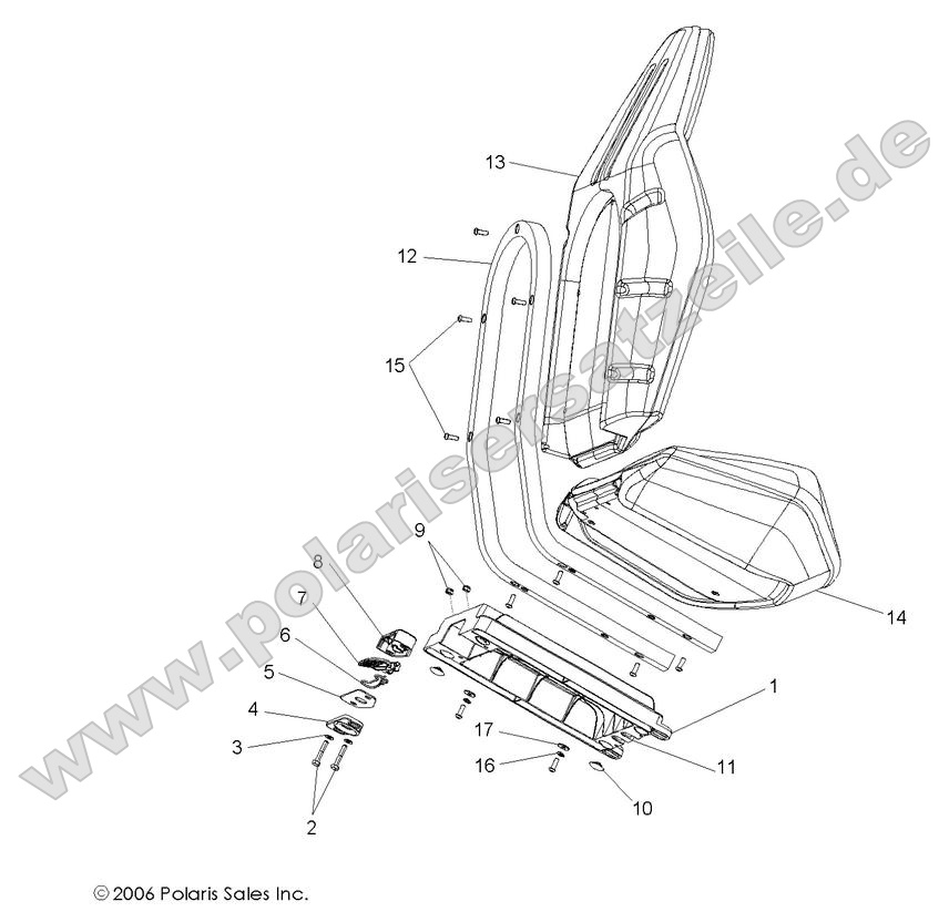 body seat asm. body seat asm.
