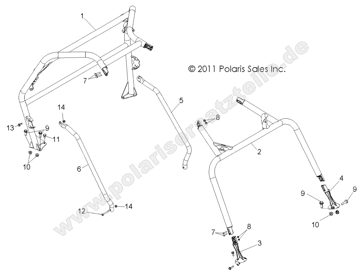 CHASSIS, CAB FRAME and SIDE BARS CHASSIS, CAB FRAME and SIDE BARS