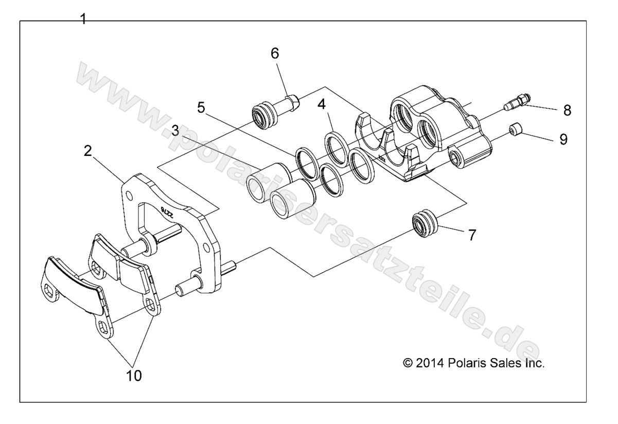 BRAKES, REAR CALIPER BRAKES, REAR CALIPER