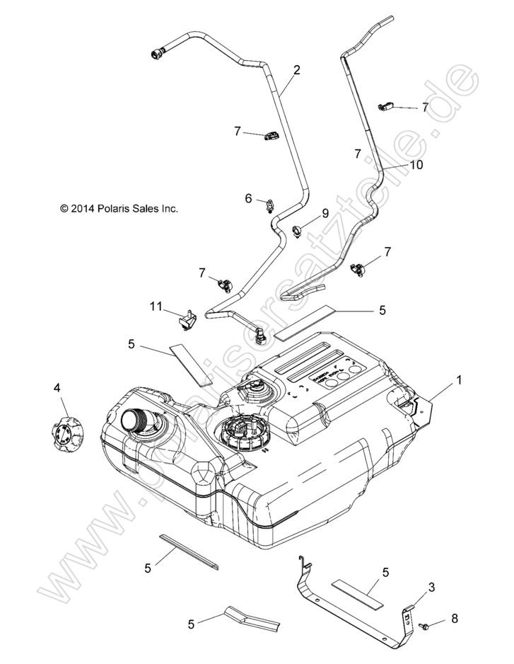 BODY, FUEL TANK BODY, FUEL TANK