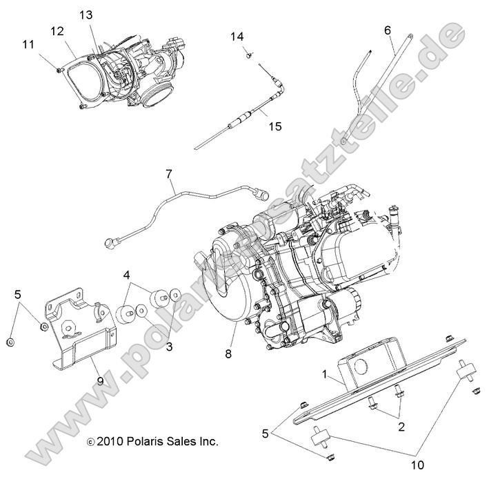 Engine, Mounting