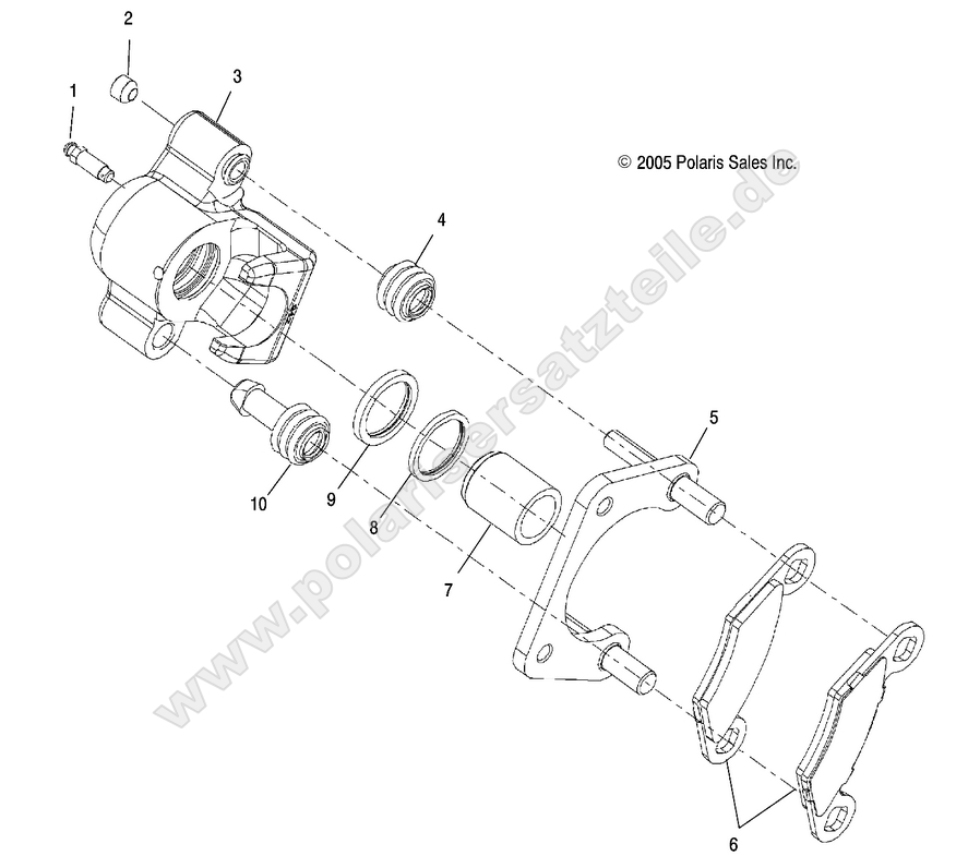 BRAKES, REAR CALIPER BRAKES, REAR CALIPER
