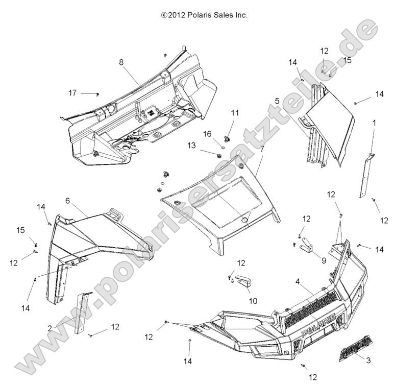 Body, Hood and Front Fascia