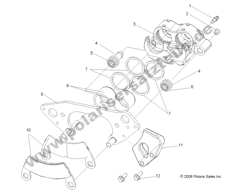 BRAKES, FRONT CALIPER BRAKES, FRONT CALIPER