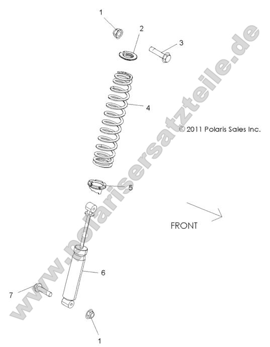 SUSPENSION, REAR SHOCK MOUNTING SUSPENSION, REAR SHOCK MOUNTING