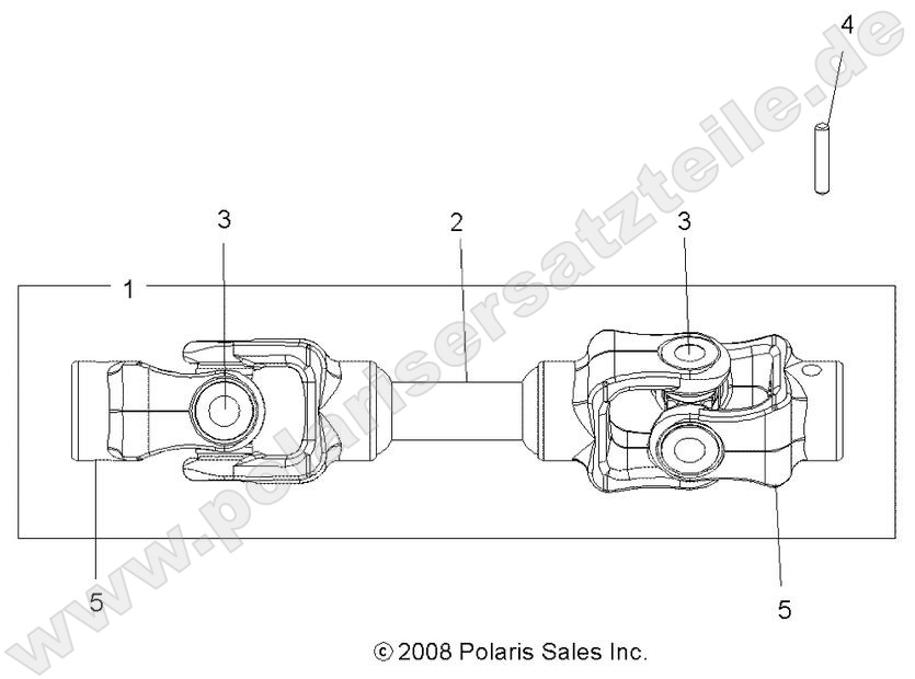 DRIVE TRAIN, REAR PROP SHAFT DRIVE TRAIN, REAR PROP SHAFT