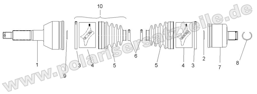 Shaft, Drive, Rear