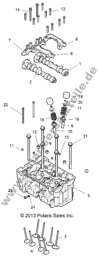 ENGINE, CYLINDER HEAD AND VALVES ENGINE, CYLINDER HEAD AND VALVES