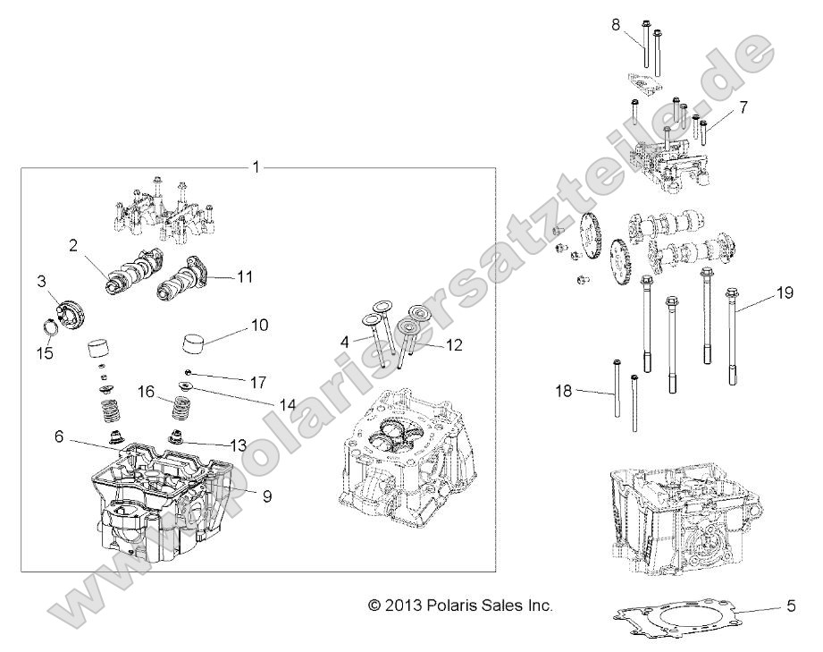 Engine, Cylinder Head, Cams and Valves