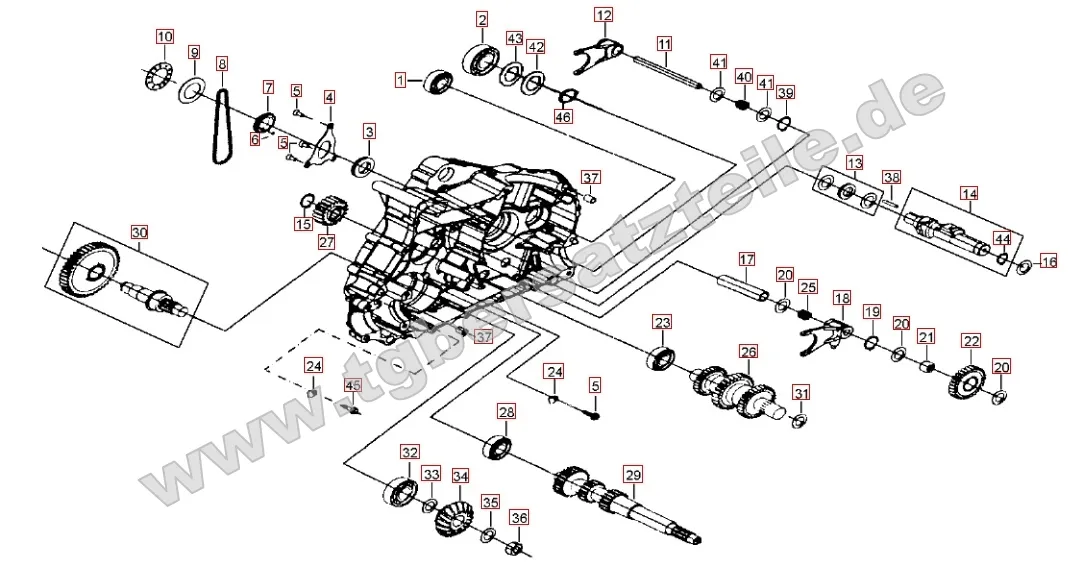 Motorgehäuse links (2) Motorgehäuse links (2)