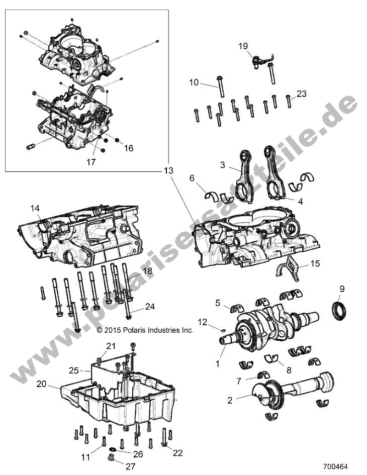 ENGINE, CRANKCASE AND CRANKSHAFT ENGINE, CRANKCASE AND CRANKSHAFT