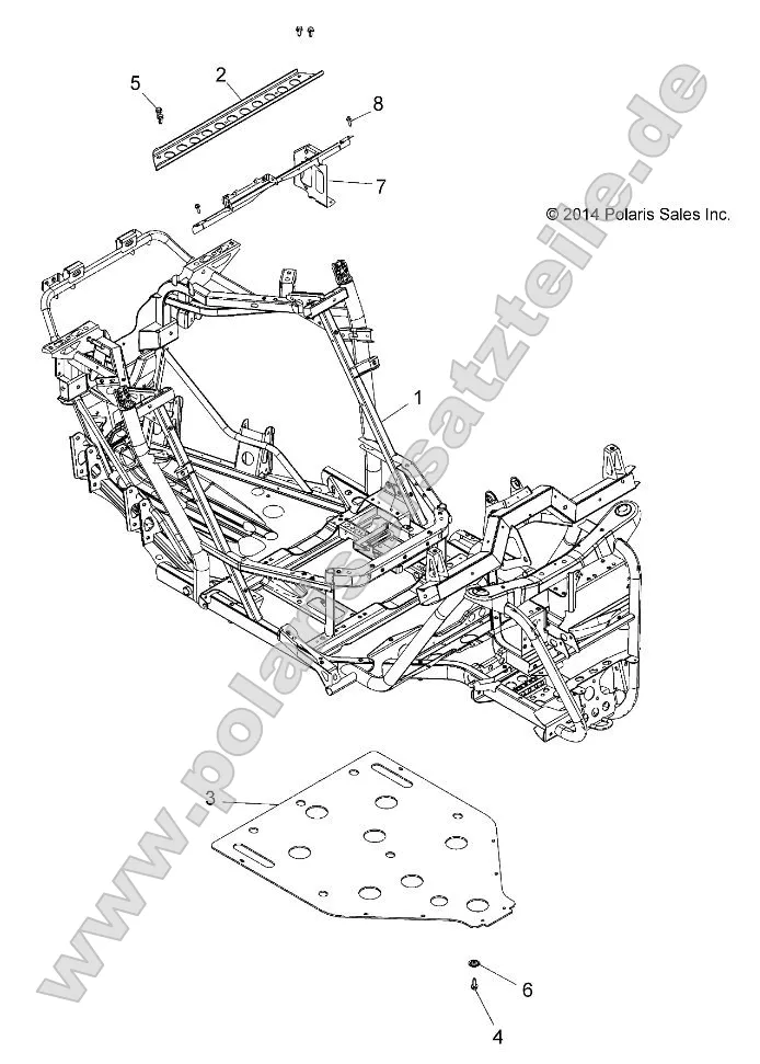 Chassis, Main Frame and Skid Plate Chassis, Main Frame and Skid Plate